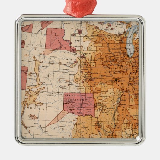 10人口1870年 メタルオーナメント (正面)