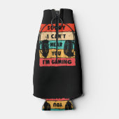 10代おもしろいの男の子のためのゲーマーシャツの男性ビデオゲーム ボトルクーラー (裏面)