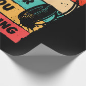 10代おもしろいの男の子のためのゲーマーシャツの男性ビデオゲーム ラッピングペーパー (角)