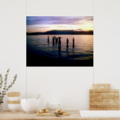 10代が夕暮れに泳ぐ ポスター (キッチン)