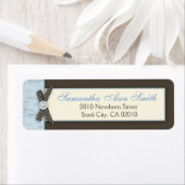 10代のつま先BLUリターンラベル ラベル (インサイチュ)