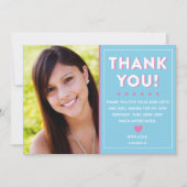 10代のなサンキューカード、大人のサンキューカード 招待状 (正面)