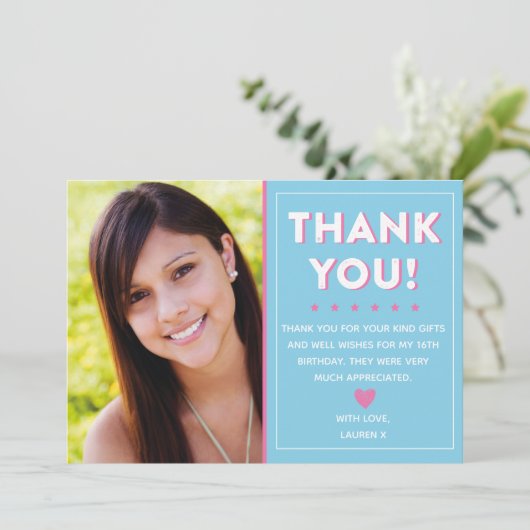 10代のなサンキューカード、大人のサンキューカード 招待状 (スタンド正面)