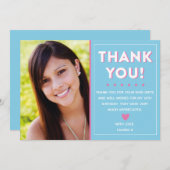 10代のなサンキューカード、大人のサンキューカード 招待状 (正面/裏面)