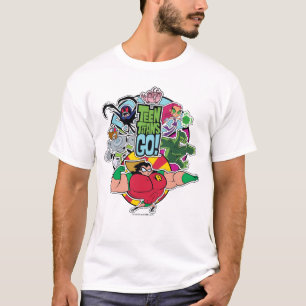 10代のなタイタンは行きます! のチームグループのグラフィック Tシャツ