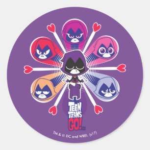 10代のなタイタンは行きます! のワタリガラスのEmoticlones ラウンドシール