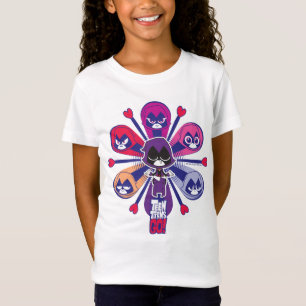 10代のなタイタンは行きます!  のワタリガラスのEmoticlones Tシャツ