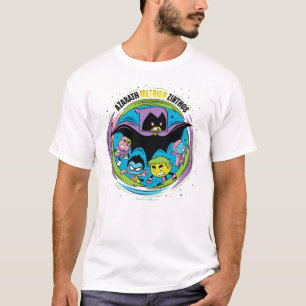 10代のなタイタンは行きます! のワタリガラス"Azarath Metrion Zinthos " Tシャツ
