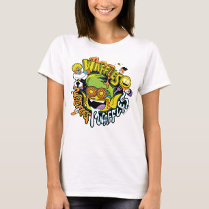 10代のなタイタンは行きます!  の獣の男の子のワッフル Tシャツ