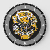 10代のなタイタンは行きます! |の獣の男の子"ブリトーよりよいです"は ラージ壁時計 (正面)