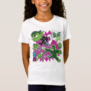 10代のなタイタンは行きます! の獣の男の子Shapeshifts Tシャツ