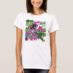 10代のなタイタンは行きます!  の獣の男の子Shapeshifts Tシャツ