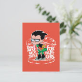 10代のなタイタンは行きます! |ロビンの利得のScootyのパン ポストカード (スタンド正面)