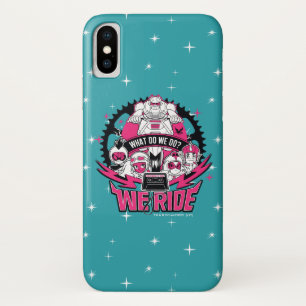10代のなタイタンは行きます!   "私達は" Motoのレトロのグラフィックに乗ります iPhone X ケース