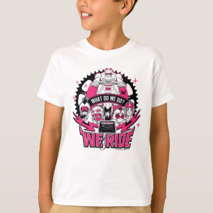 10代のなタイタンは行きます!   "私達は" Motoのレトロのグラフィックに乗り Tシャツ