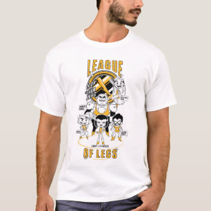 10代のなタイタンは行きます! 足の リーグ Tシャツ