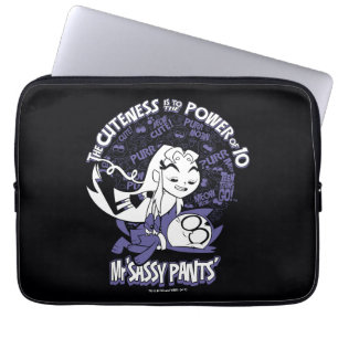 10代のなタイタンは行きます! Starfire及び氏Sassy Pants ラップトップスリーブ