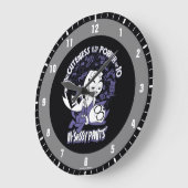 10代のなタイタンは行きます! | Starfire及び氏Sassy Pants ラージ壁時計 (傾斜)