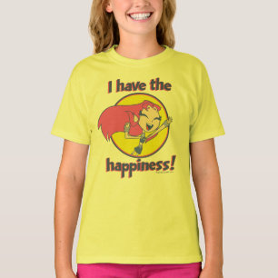 10代のなタイタンは行きます! Starfire "私は有します幸福"を Tシャツ