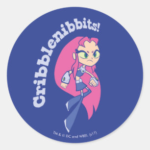 10代のなタイタンは行きます!   Starfire "Cribblenibbits! " ラウンドシール