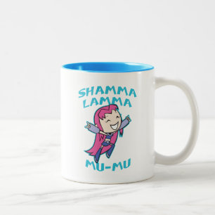 10代のなタイタンは行きます! Starfire "Shamma Lamma Mu Mu " ツートーンマグカップ