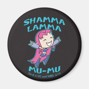 10代のなタイタンは行きます!   Starfire "Shamma Lamma Mu Mu " マグネット
