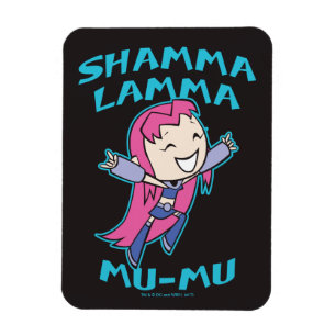 10代のなタイタンは行きます!   Starfire "Shamma Lamma Mu Mu " マグネット