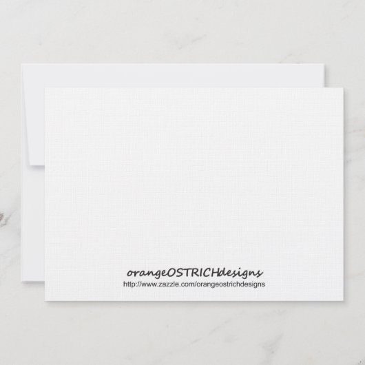 10代のなピースサインの誕生日の招待状- 招待状 (裏面)