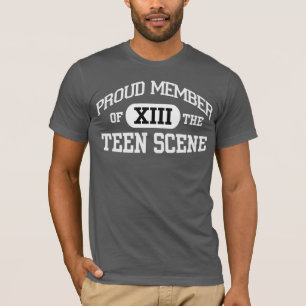 10代のな場面第13誕生日の誇り高いメンバー Tシャツ