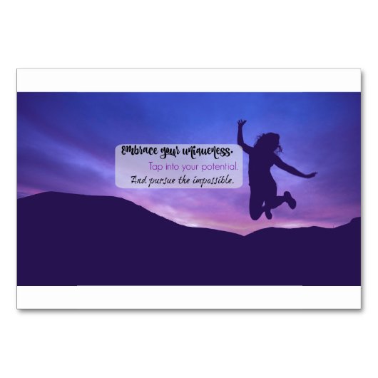 10代のな女の子のための有望なメモ テーブルナンバー (正面)