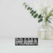 10代のな戯曲-社会的な媒体の個人的なカード スキニー名刺 (スタンド正面)