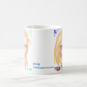 10代のな芸術の風刺漫画のマグ2015a コーヒーマグカップ (中央)