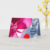 10代のな誕生日 カード (黄色い花)