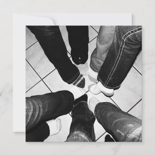 10代のなSleepoverのパーティー! 菓子16かスランバー・パーティー 招待状 (正面)