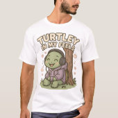 10代のカメ感じのターリー・イン・マイ Tシャツ (正面)