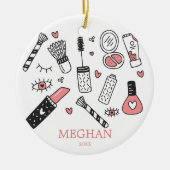 10代のクリスマス飾り セラミックオーナメント (正面)