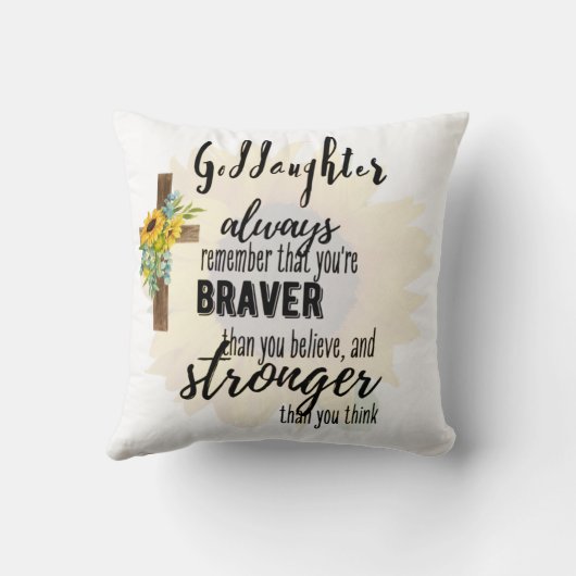 10代のゴド娘やる気を起こさせる引用文ひまわり クッション (裏面)