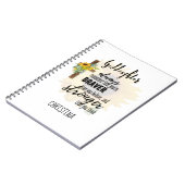 10代のゴド娘やる気を起こさせる引用文ひまわり ノートブック (左側)