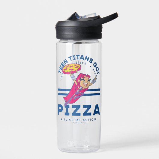 10代のタイタン行け！スターファイア「真実の正義ピザ」 ウォーターボトル (左面)