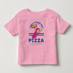 10代のタイタン行け!スターファイア「真実の正義ピザ」 トドラーTシャツ