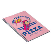 10代のタイタン行け!スターファイア「真実の正義ピザ」 ノートブック (右側)