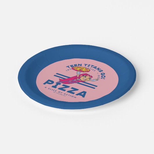 10代のタイタン行け!スターファイア「真実の正義ピザ」 ペーパープレート (アングル)