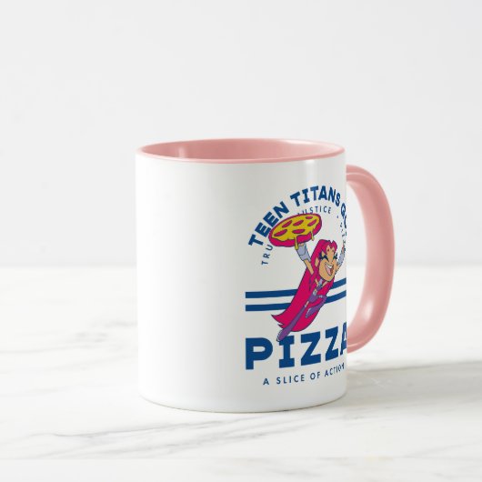 10代のタイタン行け!スターファイア「真実の正義ピザ」 マグカップ (正面右)