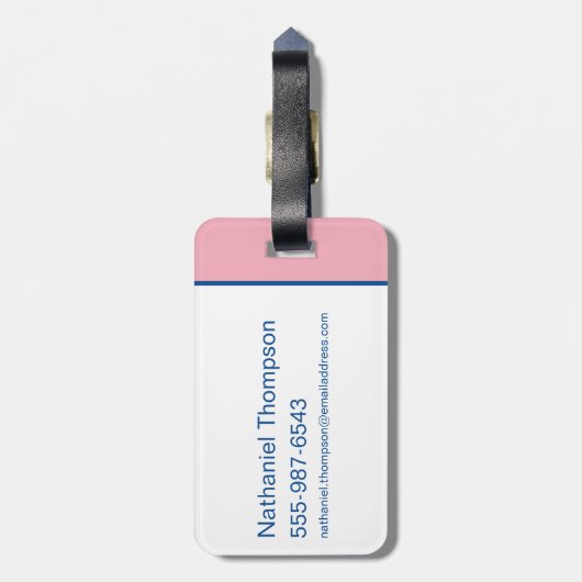 10代のタイタン行け!スターファイア「真実の正義ピザ」 ラゲッジタグ (裏面縦)