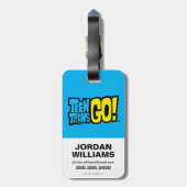 10代のタイタン行け! |タイタンのヘッドパターン ラゲッジタグ (裏面縦)