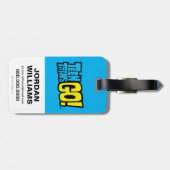 10代のタイタン行け! |タイタンのヘッドパターン ラゲッジタグ (裏面横)