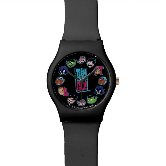 10代のタイタン行け！ |タイタンのヘッドパターン 腕時計 (クローズアップ)