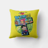 10代のタイタン行け! |タイタンズタワーコラージュ クッション (裏面)