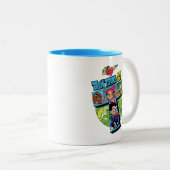 10代のタイタン行け！ |タイタンズタワーコラージュ ツートーンマグカップ (正面右)