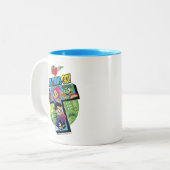 10代のタイタン行け! |タイタンズタワーコラージュ ツートーンマグカップ (正面左)